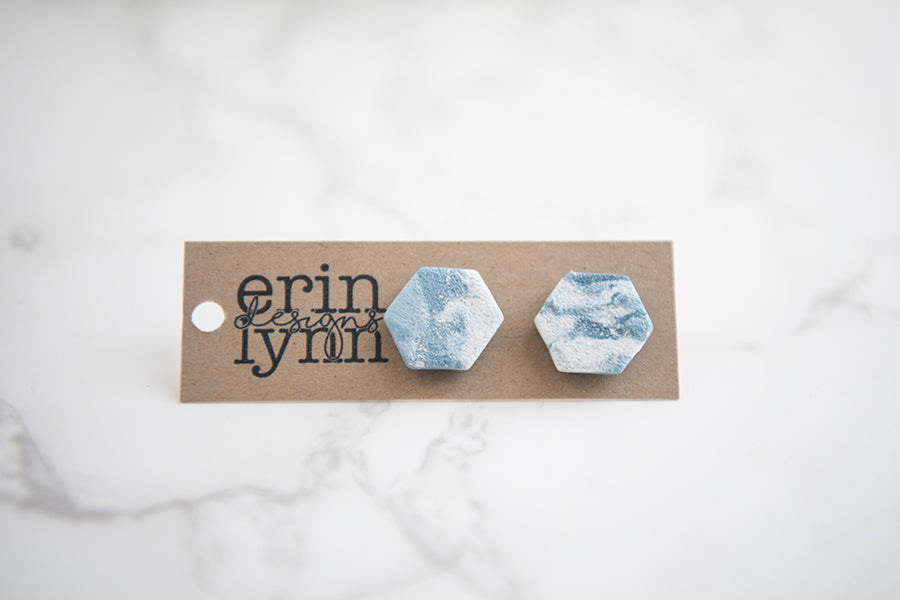 Hexy Studs | Summer Neutrals