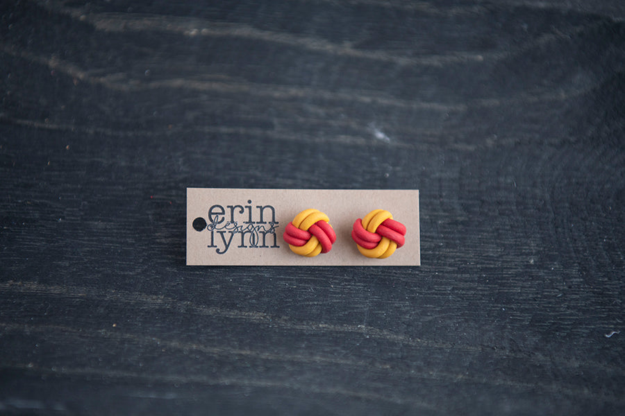Knotted Studs | Red Kingdom