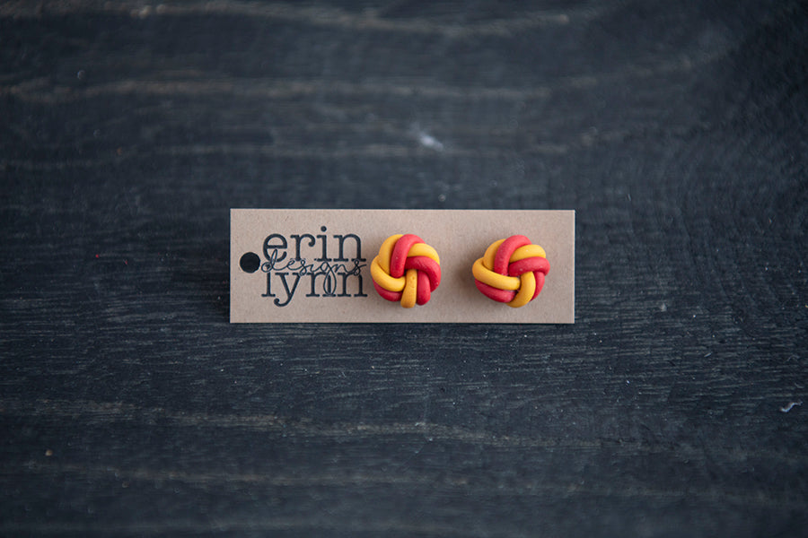 Knotted Studs | Red Kingdom